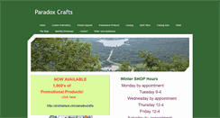 Desktop Screenshot of paradoxcrafts.com